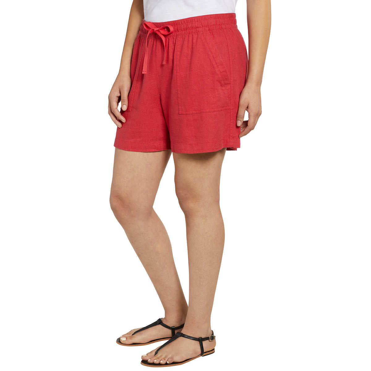 Nautica Ladies' Linen Blend Pull-On Short