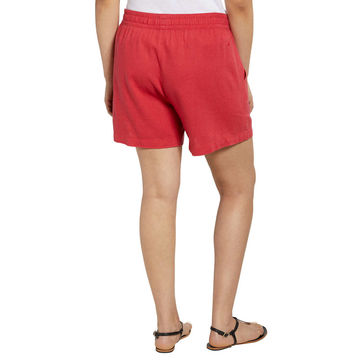 Nautica Ladies' Linen Blend Pull-On Short