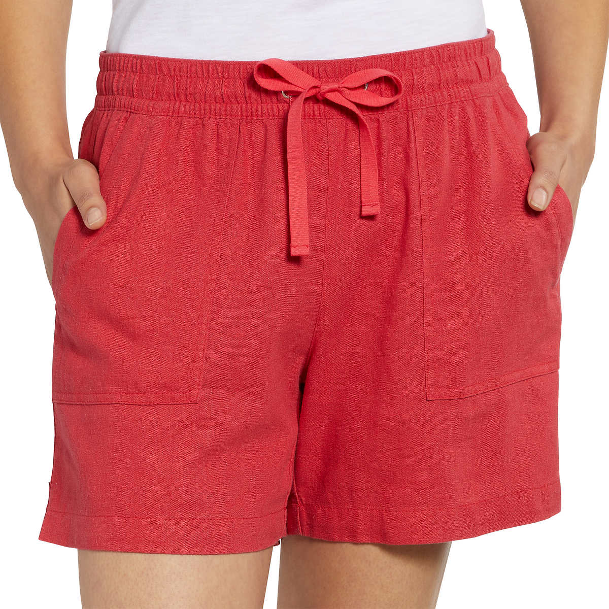 Nautica Ladies' Linen Blend Pull-On Short