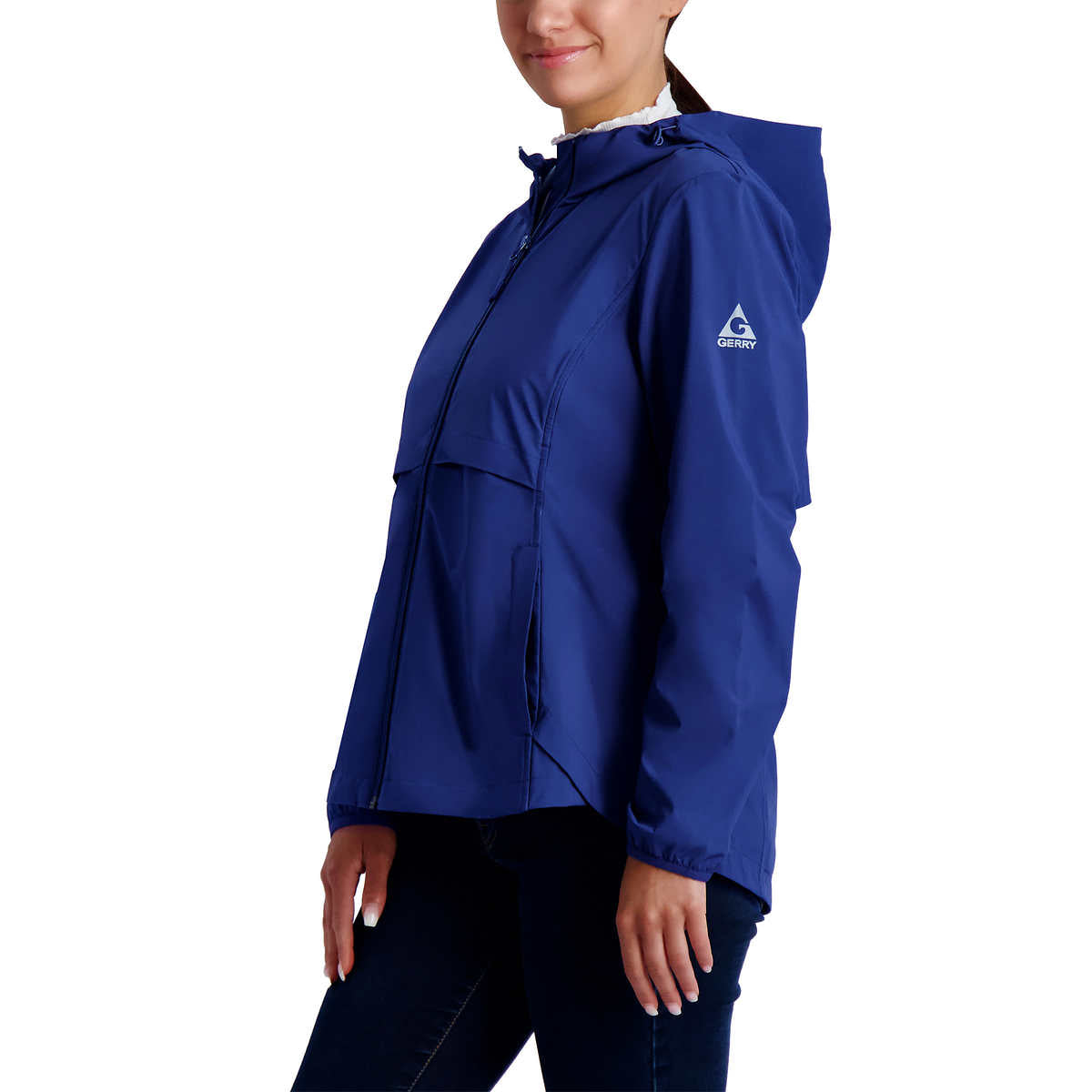 Gerry Ladies' Packable Rain Jacket Women's Rain Coat